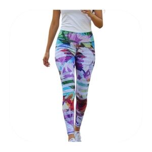 ZuVi XS abstract multicolored ethical & eco friendly leggings
